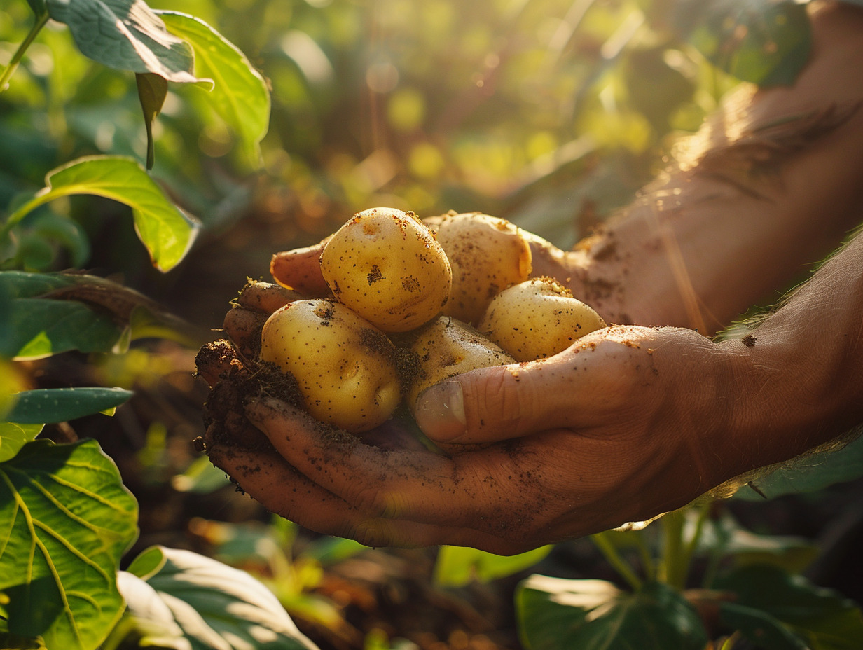 pommes de terre permaculture