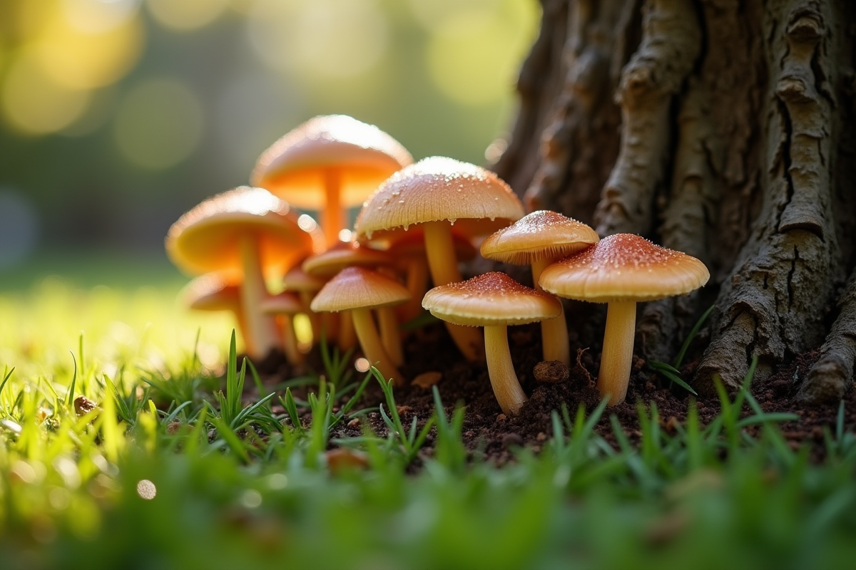 champignons terrain