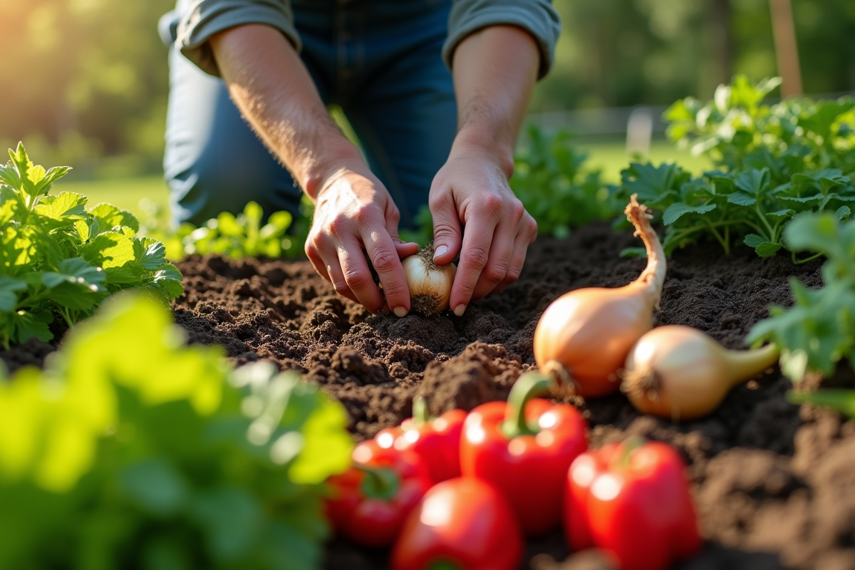 oignons légumes