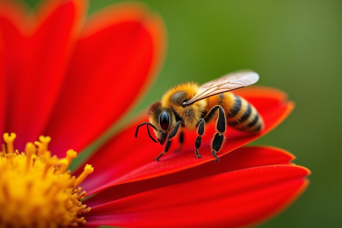 abeilles couleurs