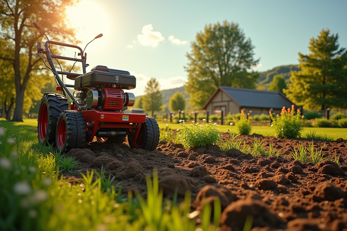 motoculteur jardin